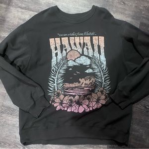 Hollister oversized crewneck hoodie